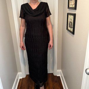 Black Evening Gown. Size 8.